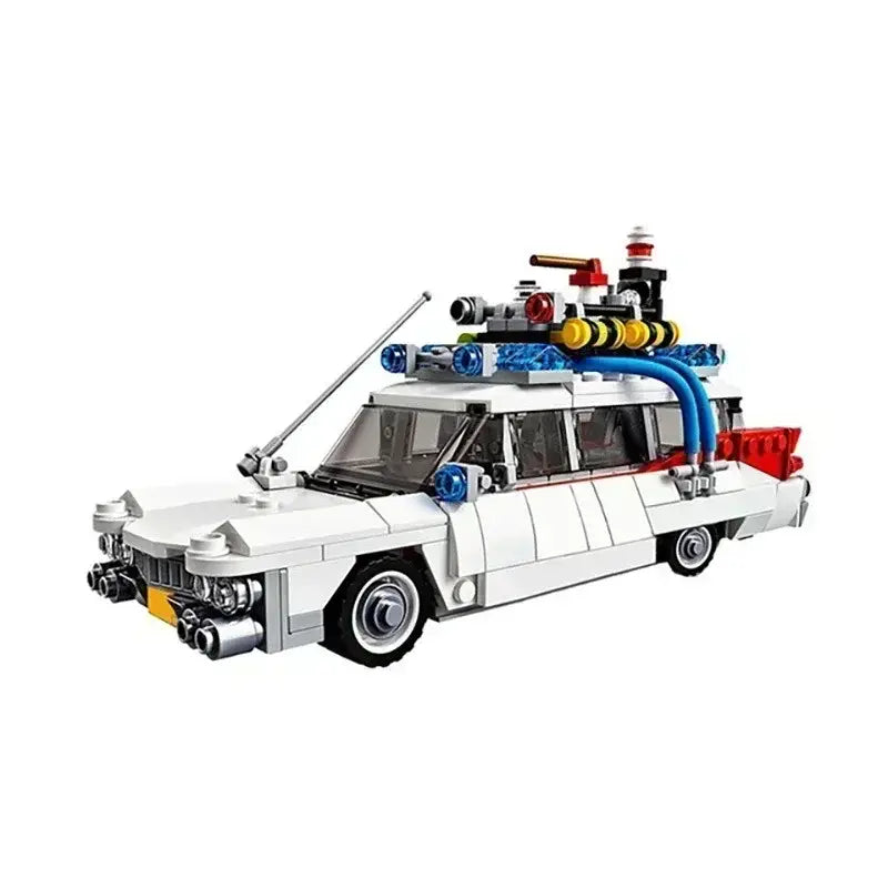 MOC MINI Cars Building Blocks Set In Stock MOC Compatible 21108 Ghost Busters Ecto-1 Movie Car Building Blocks DIY Toys