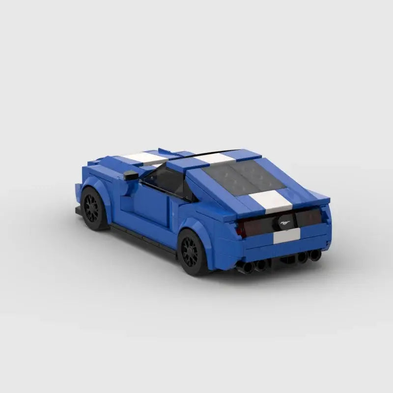 MOC MINI Cars Building Blocks Set MOC Ford Mustang Hoonicorn Car Speed Champion Racer FIT Brick Racing Super Building