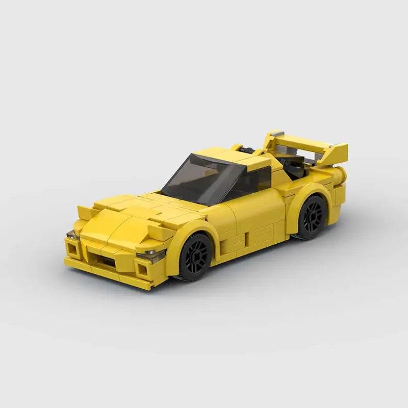 MOC MINI Cars Building Blocks Set MOC RX-7 City Car Vehicle Speed Champion Racer Building Blocks Brick Racing Model