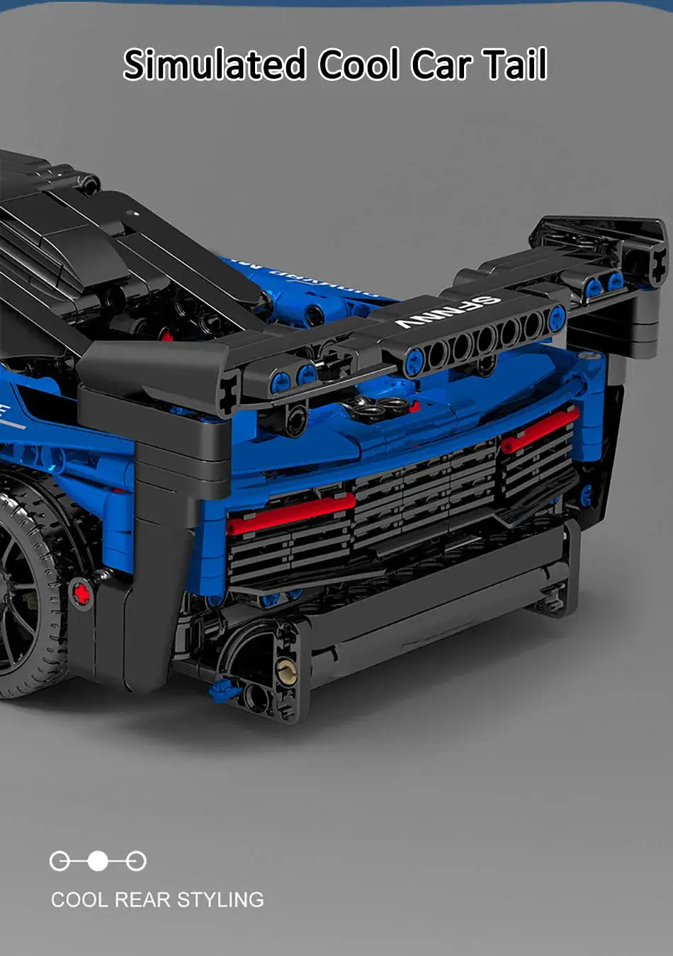 MOC Technic McLaren Senna GTR 1404pcs