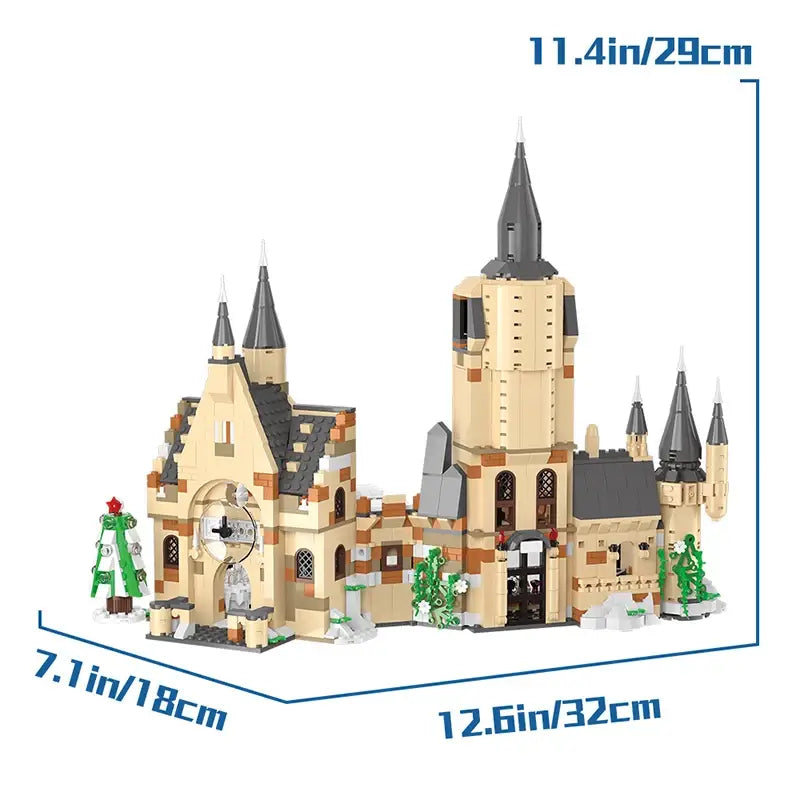 MOC TECHNIC Harry Potter Theme Movie Building Blocks - OWL & Castle