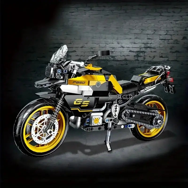 MOC Technical BMW F850 GS motorcycle building set - 781 PCS