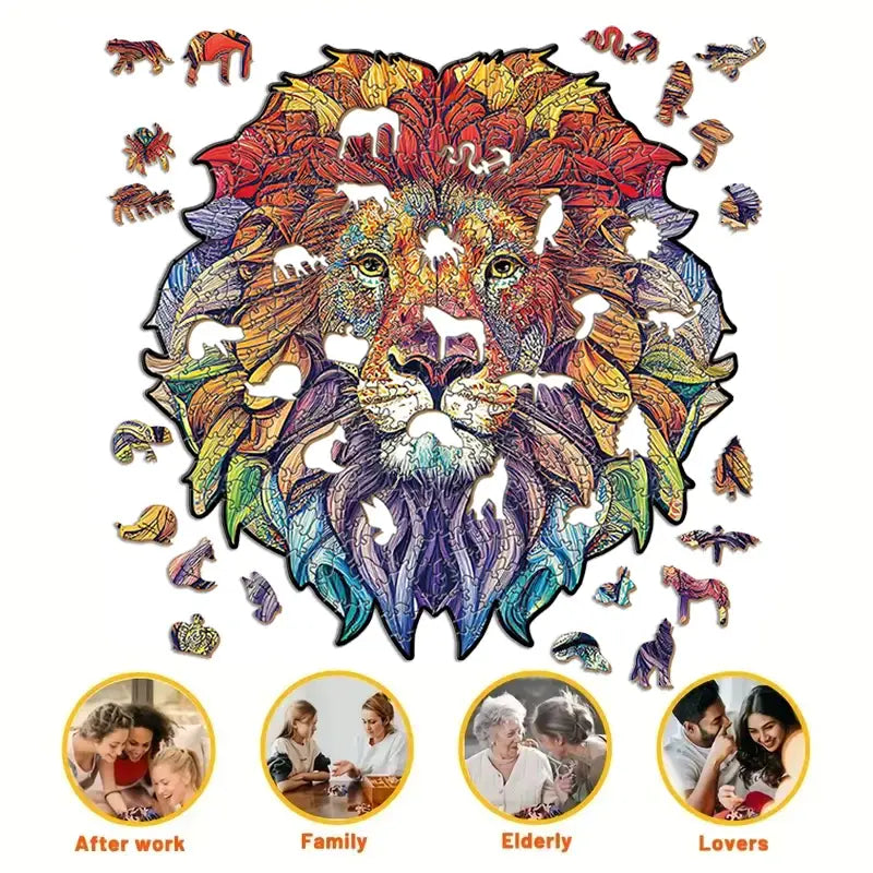 Wooden Animal Jigsaw Puzzles