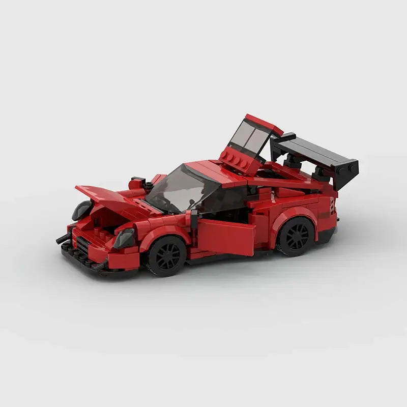 MOC MINI Cars Building Blocks Set MOC Racing Car City Speed Champions Sports Model Building Blocks DIY Bricks Kids Toy