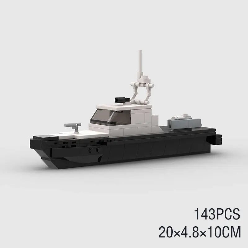 MOC MINI Cars Building Blocks Set MOC Police City Car Set M5 M8 PT Boat Model Building Blocks Defend City Rescue