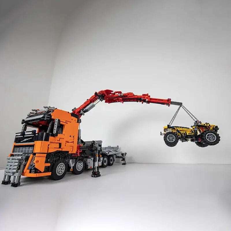 MOC Technic FH16 750 8x6 Large Heavy Machinery car building set - 4351 PCS