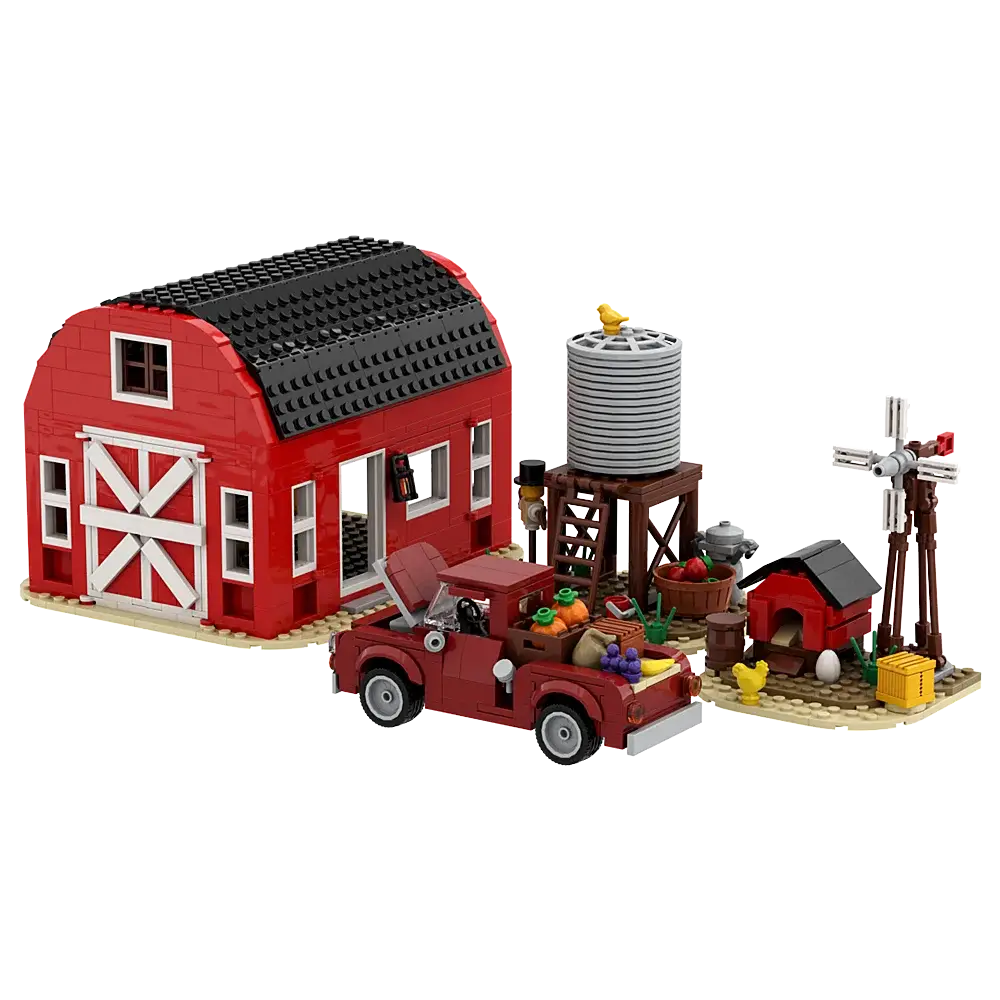 MOC Creative Windmill Farm building blocks