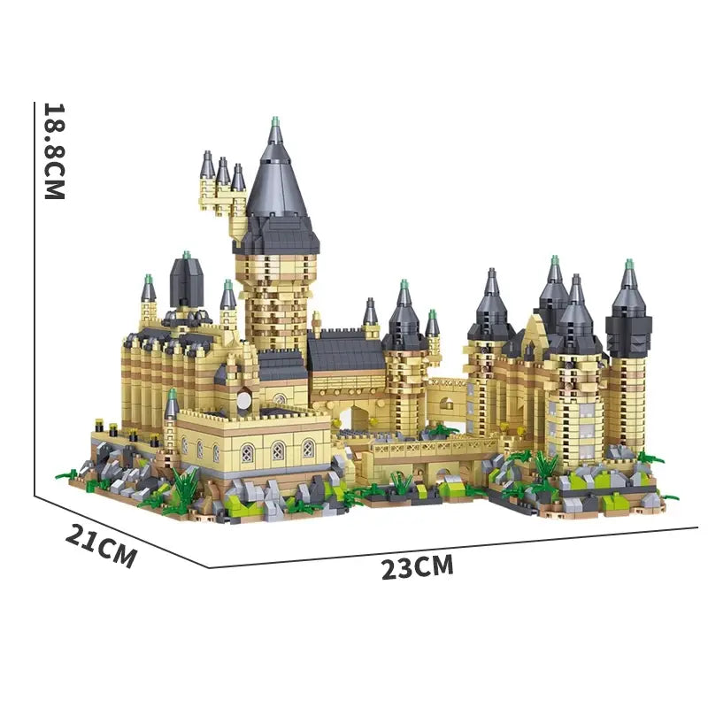 MOC TECHNIC Harry Potter Theme Movie Building Blocks - Magic Medieval Castle - 2 sizes