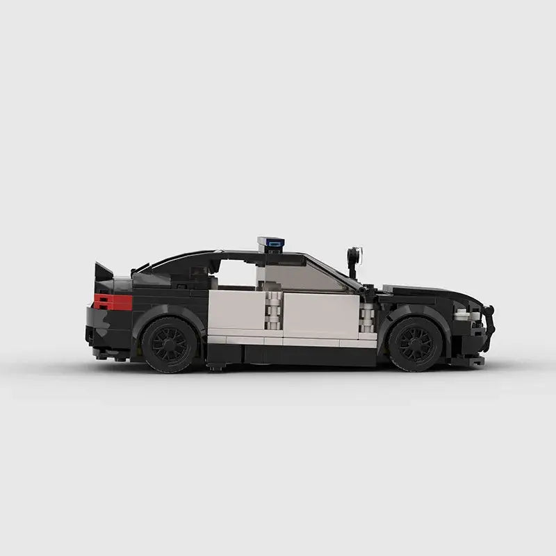 MOC MINI Cars Building Blocks Set MOC Police City Car Set M5 M8 PT Boat Model Building Blocks Defend City Rescue