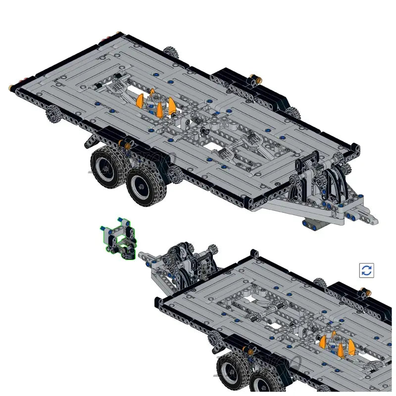 MOC Technical accessories for Ford Raptor Pickup Truck