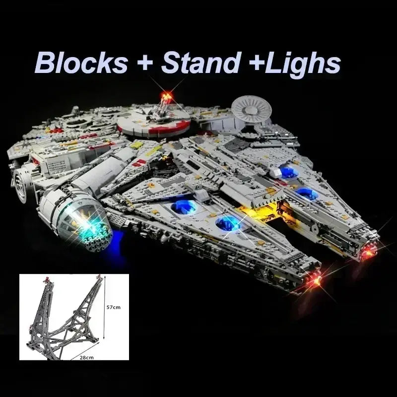 Milenium Falcon STAR WARS MOC building set 75192 - 7541 pieces