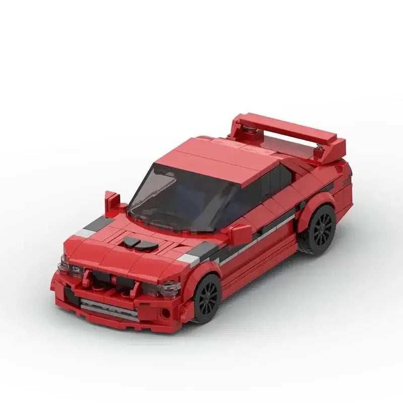 MOC BLOCKS BRICKS Minicar building set Subaru impreza