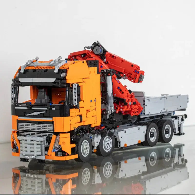 MOC Technic FH16 750 8x6 Large Heavy Machinery car building set - 4351 PCS