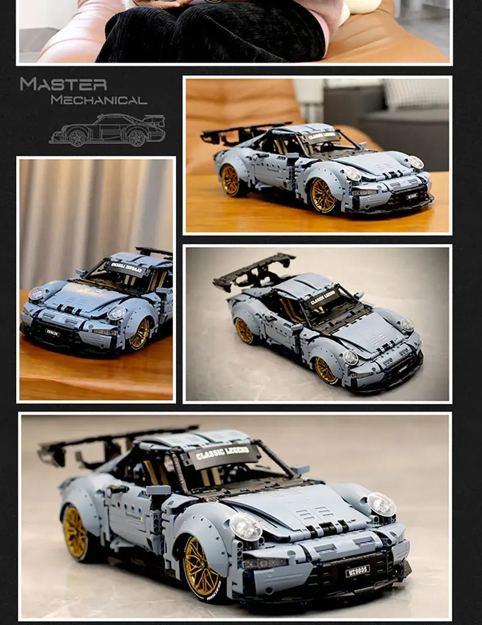 MOC Technic Porsche car building set