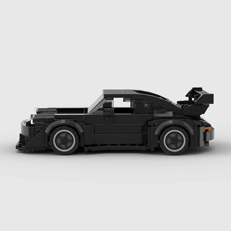 MOC BLOCKS BRICKS Minicar building set Porsche 911 - black