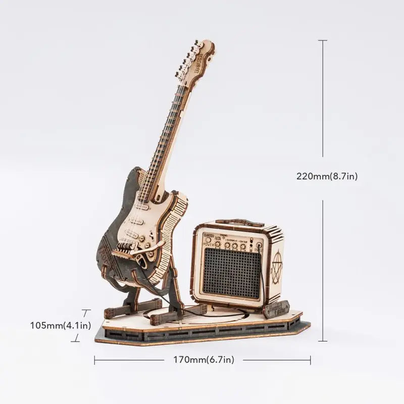 Robotime ROKR Electric Guitar - 140pcs