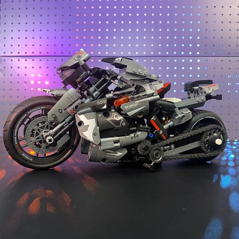 MOC Technical Supersport concept motorcycle building set - 842 PCS