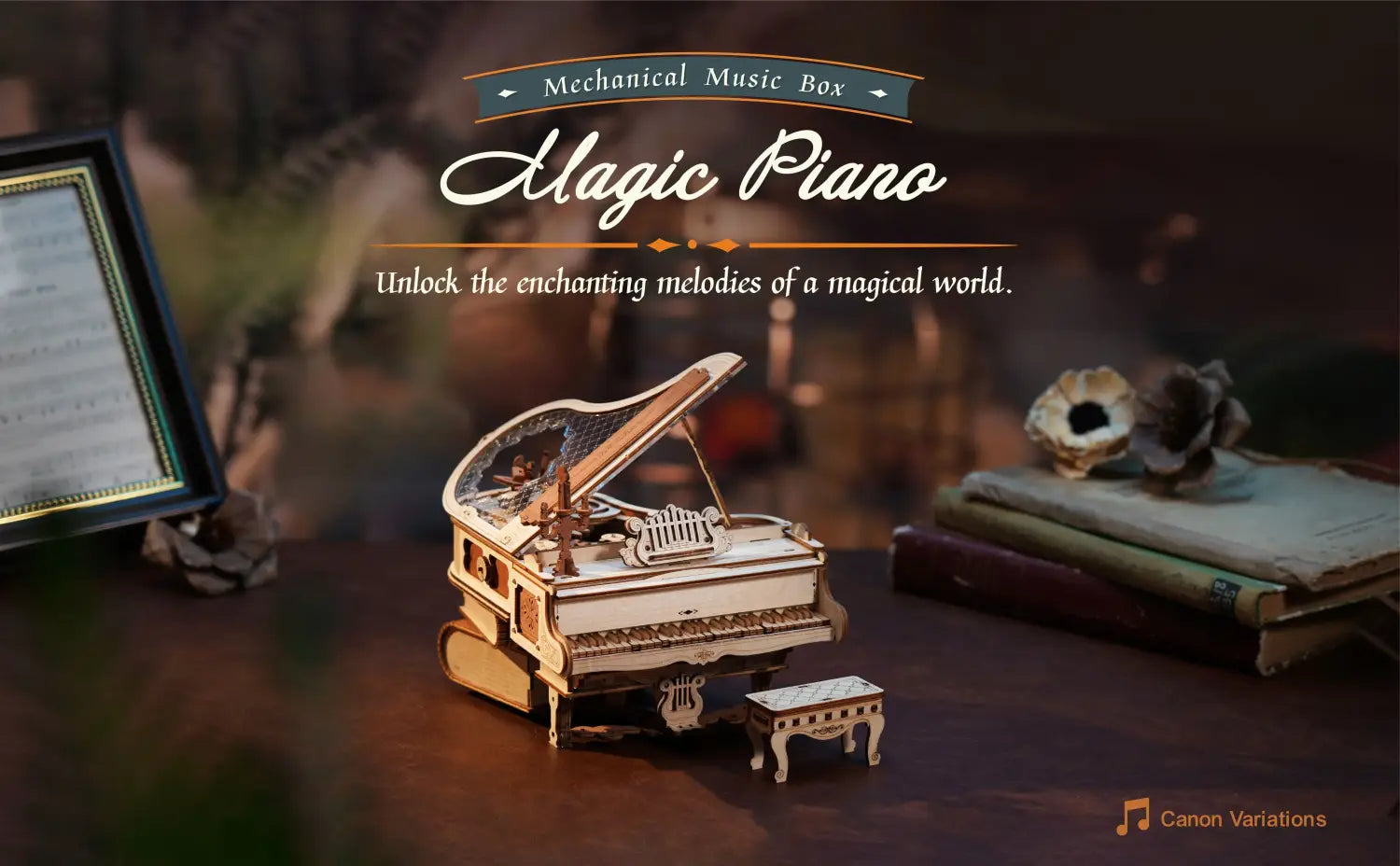 223pcs Robotime Rokr Magic Piano