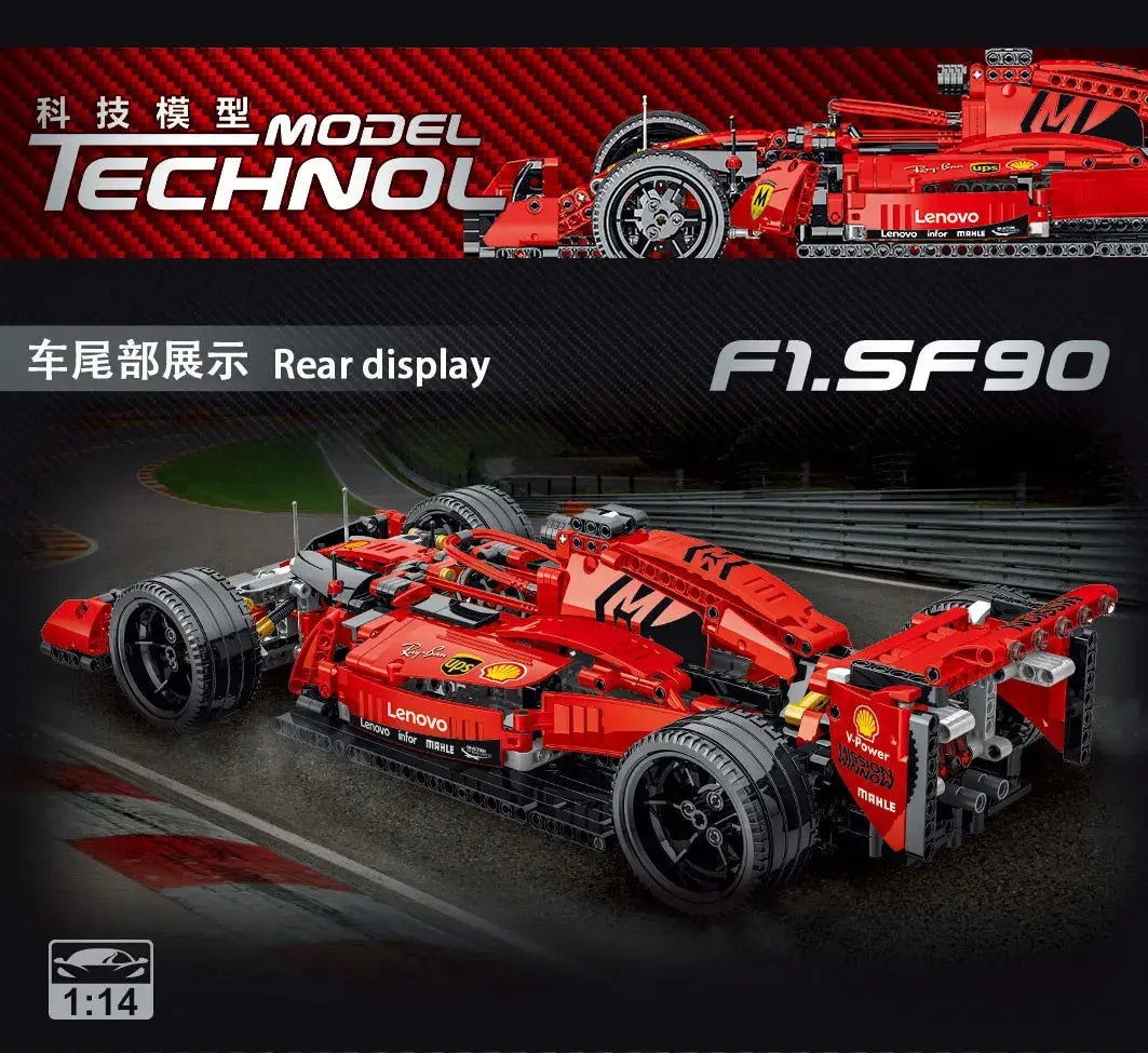 MOC Technic High-Tech Formula F1 - 1152pcs