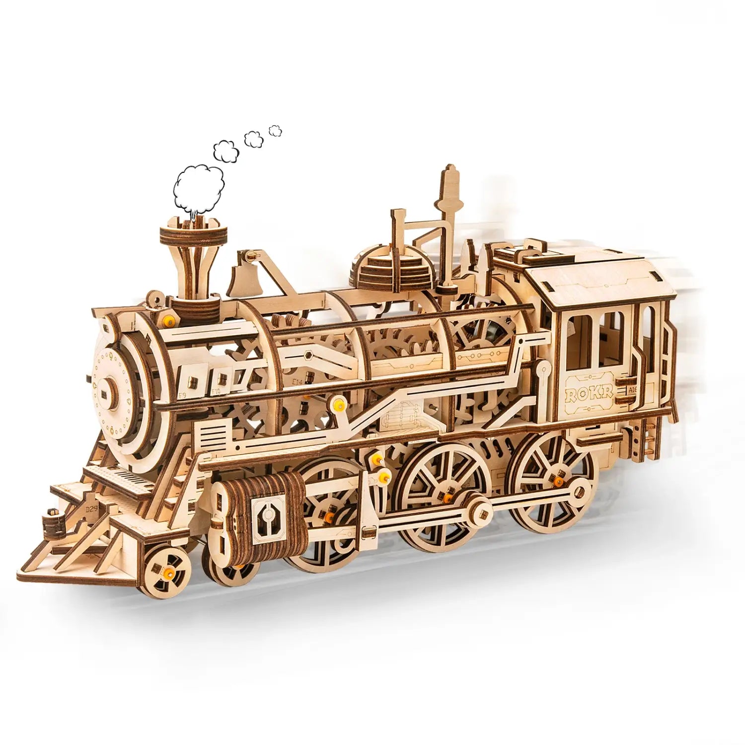 Robotime ROKR DIY 3D Wooden Puzzle Gear Model Building Kit Toys Gift for Children Teens - LK701