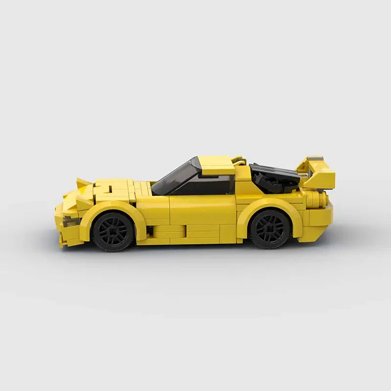 MOC MINI Cars Building Blocks Set MOC RX-7 City Car Vehicle Speed Champion Racer Building Blocks Brick Racing Model