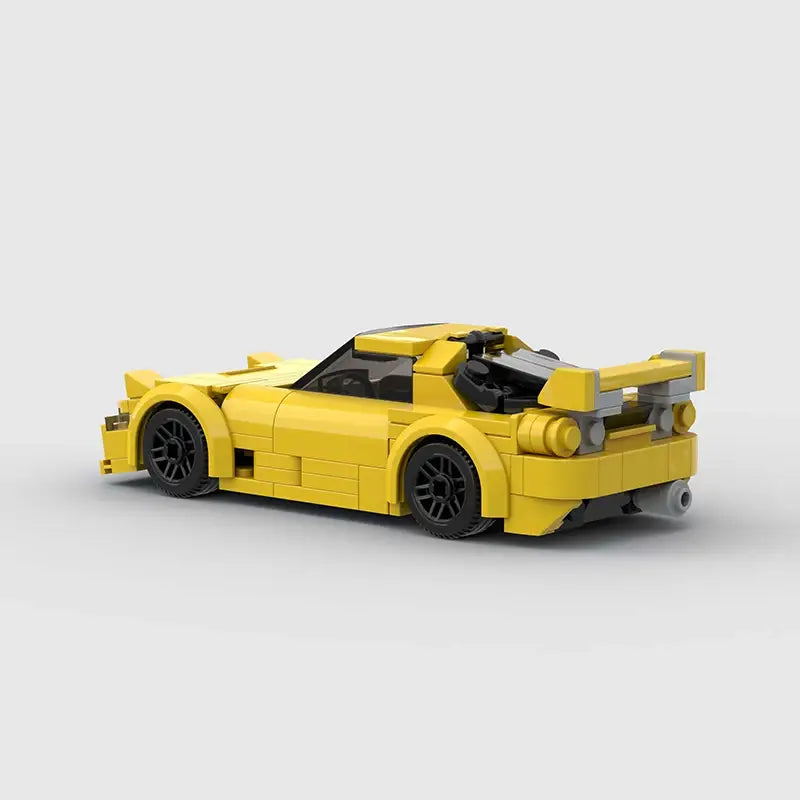 MOC MINI Cars Building Blocks Set MOC RX-7 City Car Vehicle Speed Champion Racer Building Blocks Brick Racing Model