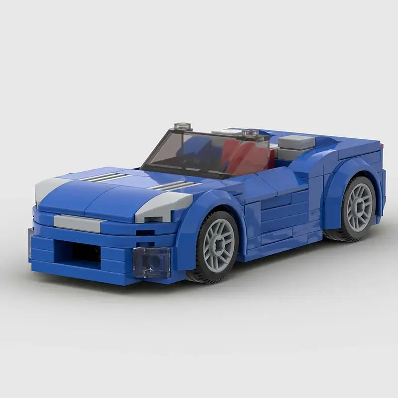 MOC MINI Cars Building Blocks Set City Convertible Car Vehicle Speed Champion Racer Building Blocks Brick Racing Super