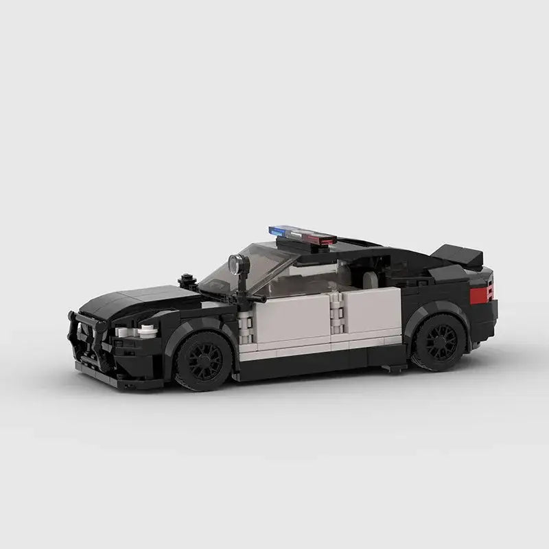 MOC MINI Cars Building Blocks Set MOC Police City Car Set M5 M8 PT Boat Model Building Blocks Defend City Rescue