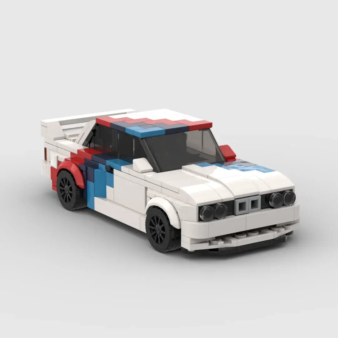 MOC MINI Cars Building Blocks Set MOC Technical M3 E30 racing sports car Vehicle Speed Champion Racer Building Blocks