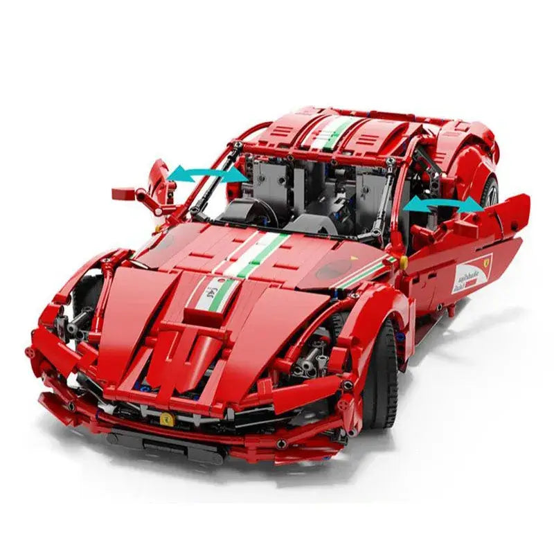 MOC Technic Ferrari F12 Berlinetta 1:10 car building set