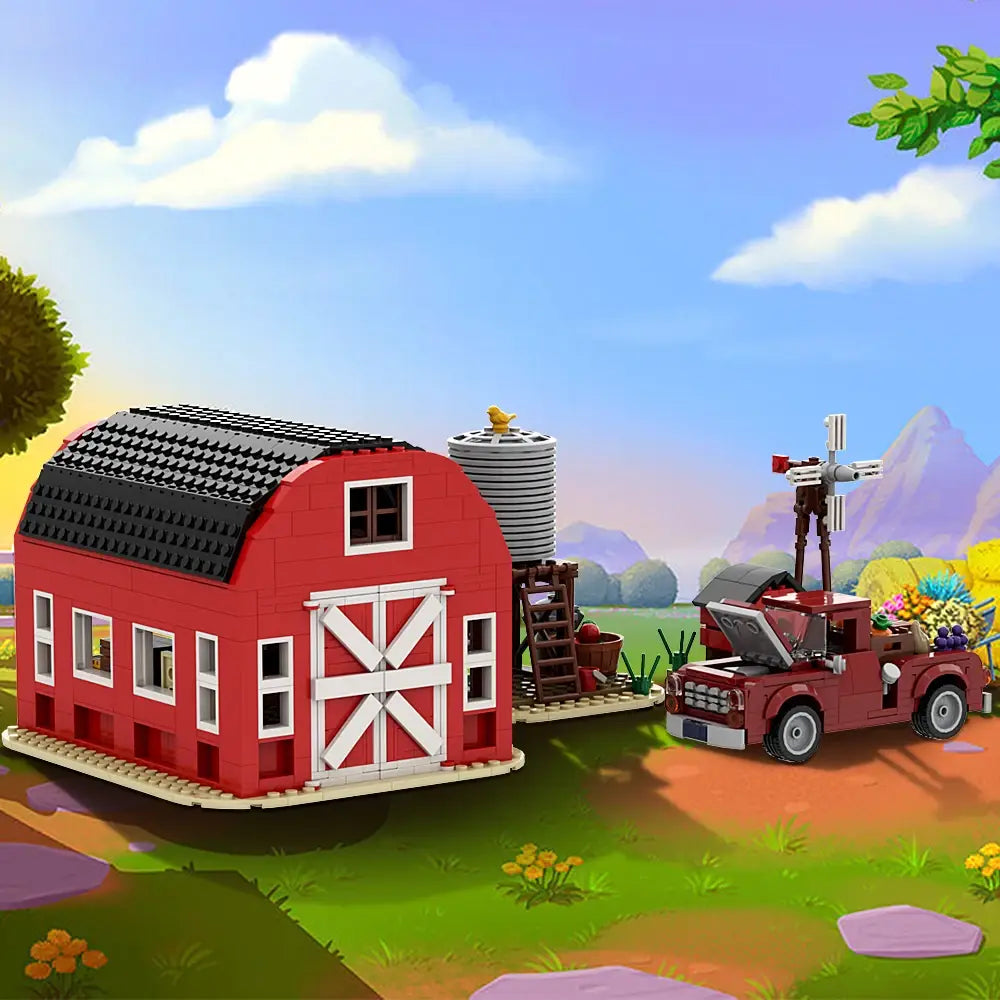 MOC Creative Windmill Farm building blocks