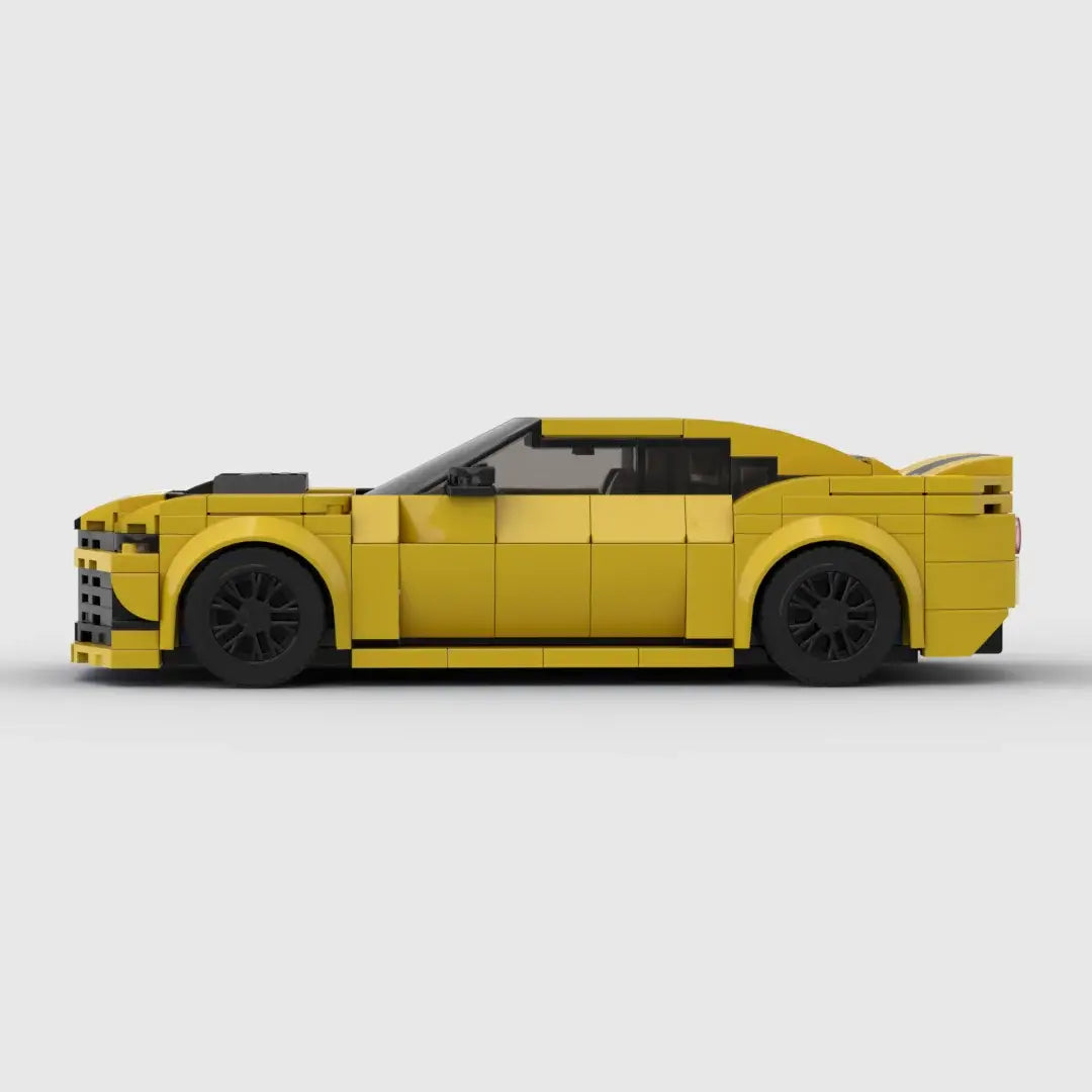 MOC MINI Cars Building Blocks Set MOC Camaro racing sports car Vehicle Speed Champion Racer Building Blocks Brick