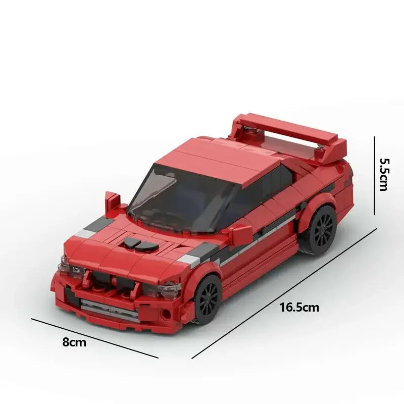 MOC BLOCKS BRICKS Minicar building set Subaru impreza