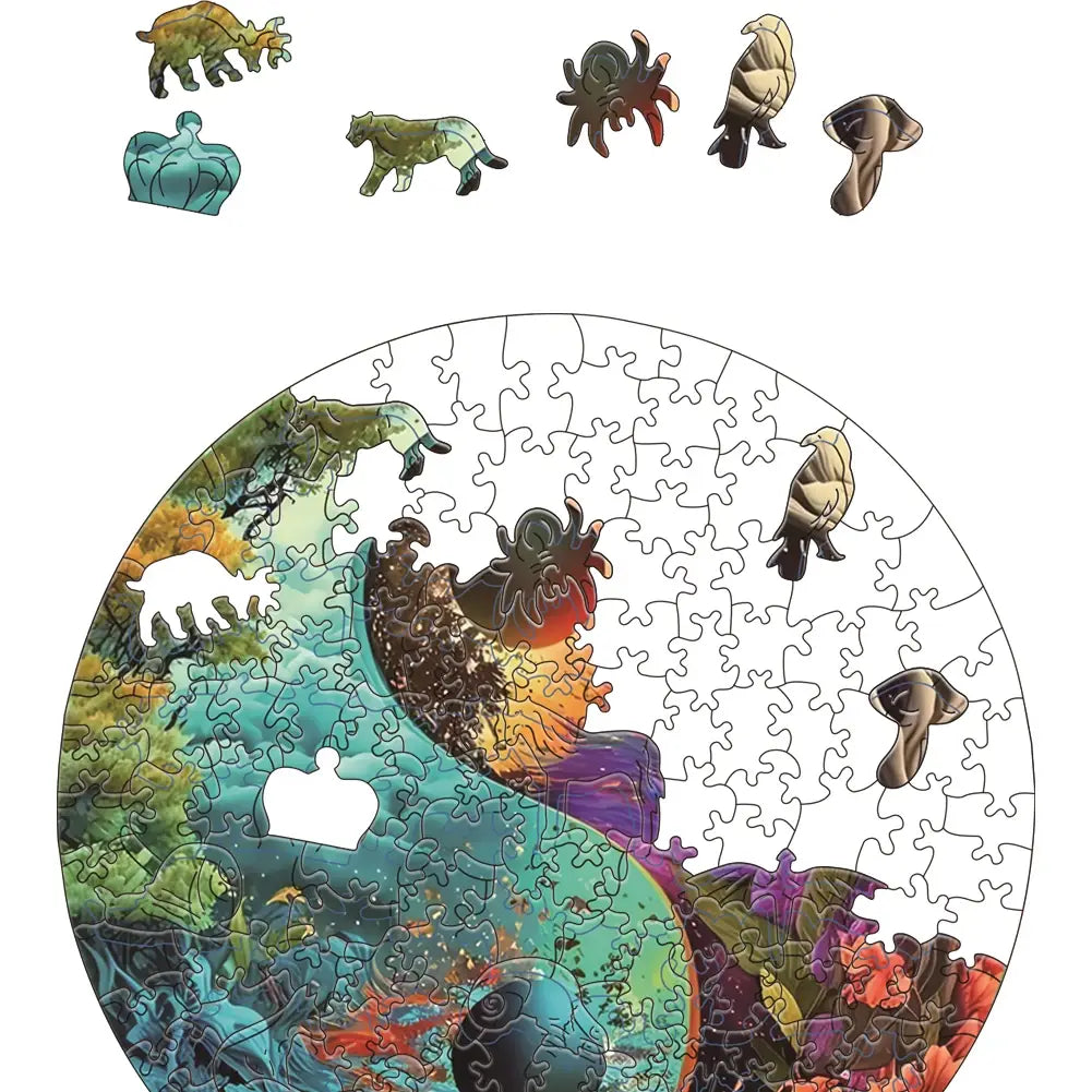 Wooden Animal Jigsaw Puzzle