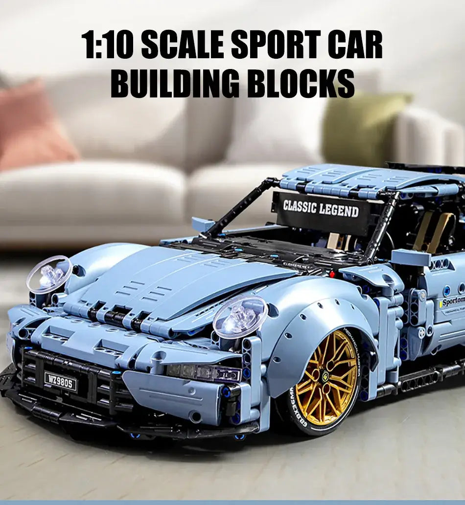 MOC Technic Porsche car building set