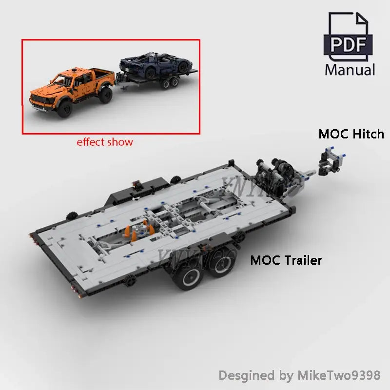 MOC Technical accessories for Ford Raptor Pickup Truck