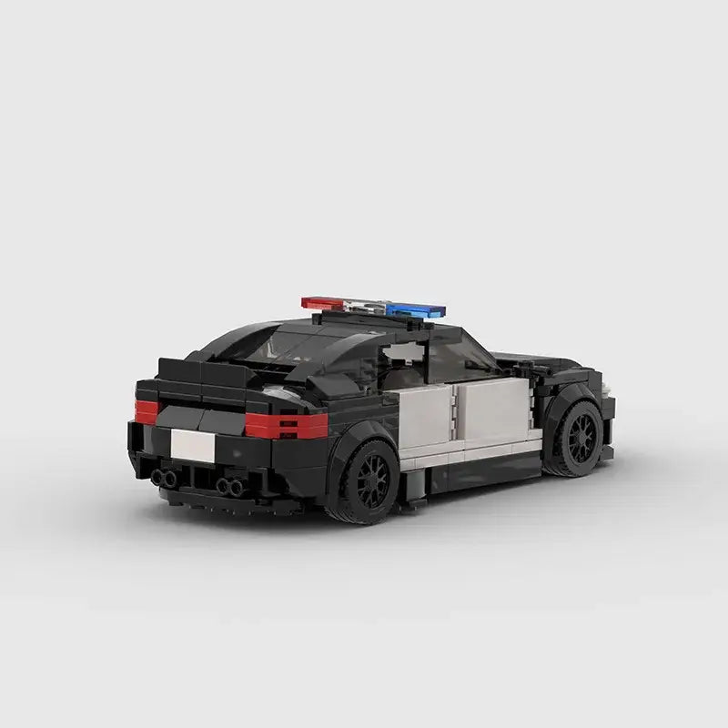 MOC MINI Cars Building Blocks Set MOC Police City Car Set M5 M8 PT Boat Model Building Blocks Defend City Rescue