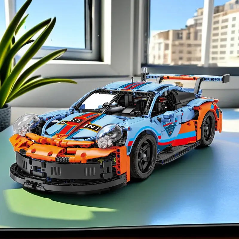 MOC Technic Porsche 911 RSR car building set