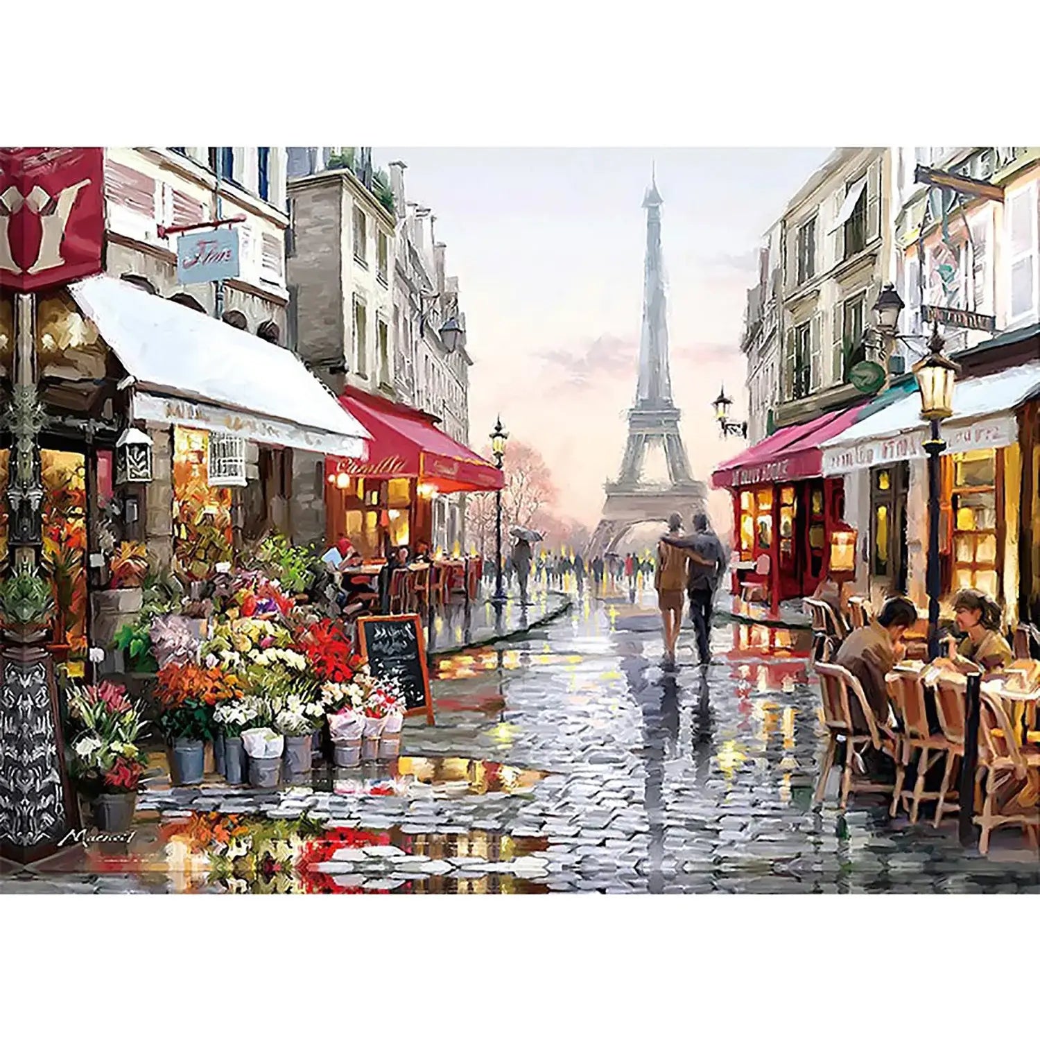 Experience Paris at Home: 1000-Piece Jigsaw Puzzle for Fun & Education