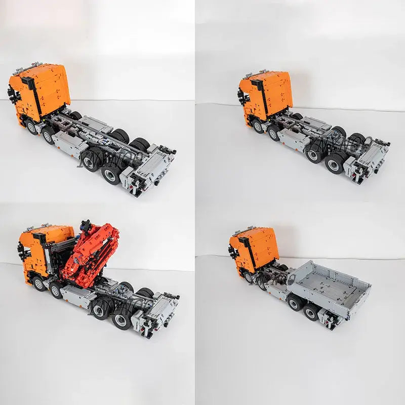 MOC Technic FH16 750 8x6 Large Heavy Machinery car building set - 4351 PCS