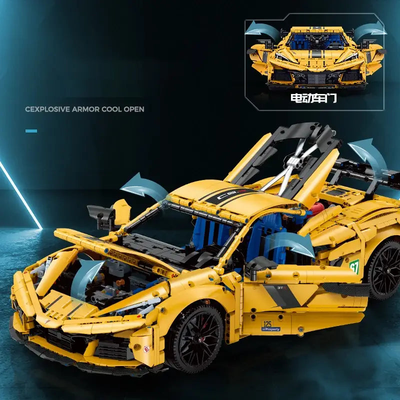 MOC 10622 Corvette C4 building set