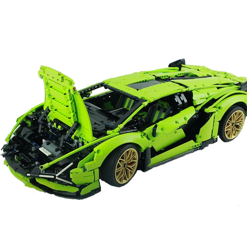 3696pcs MOC Technic Lamborghini Sian building set 42115