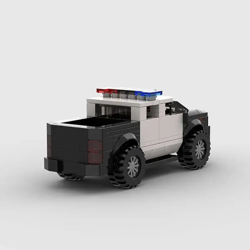 MOC MINI Cars Building Blocks Set MOC Police City Car Set M5 M8 PT Boat Model Building Blocks Defend City Rescue