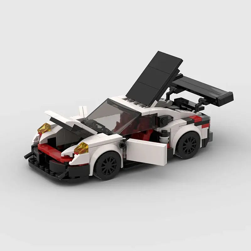 MOC BLOCKS BRICKS Minicar building set Porsche 911 Carerra turbo