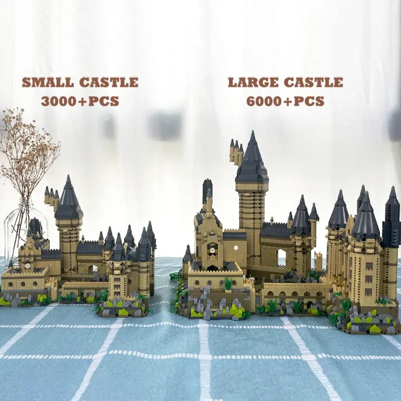 MOC TECHNIC Harry Potter Theme Movie Building Blocks - Magic Medieval Castle - 2 sizes