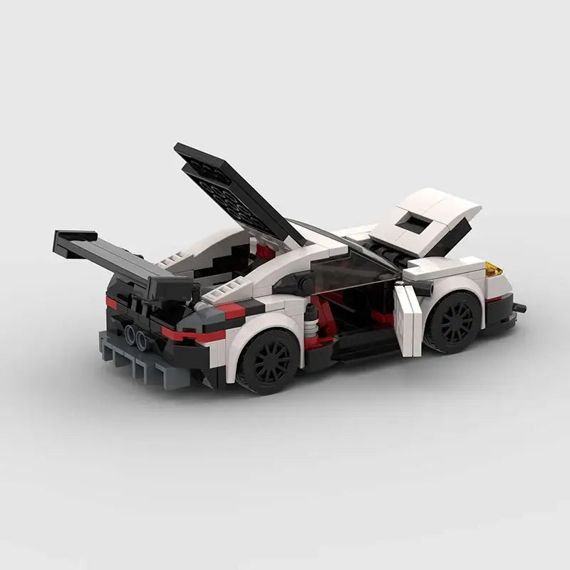 MOC BLOCKS BRICKS Minicar building set Porsche 911 Carerra turbo