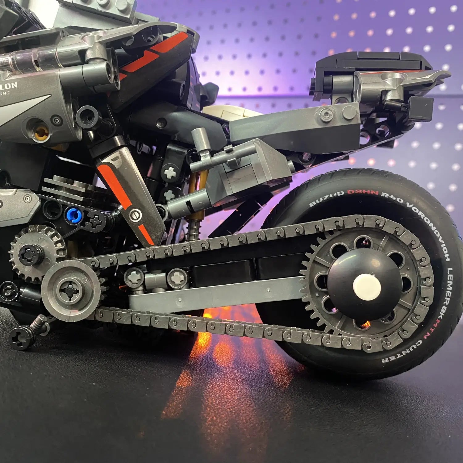 MOC Technical Supersport concept motorcycle building set - 842 PCS