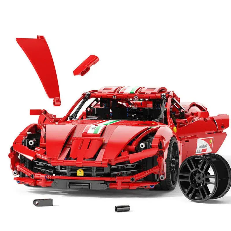 MOC Technic Ferrari F12 Berlinetta 1:10 car building set