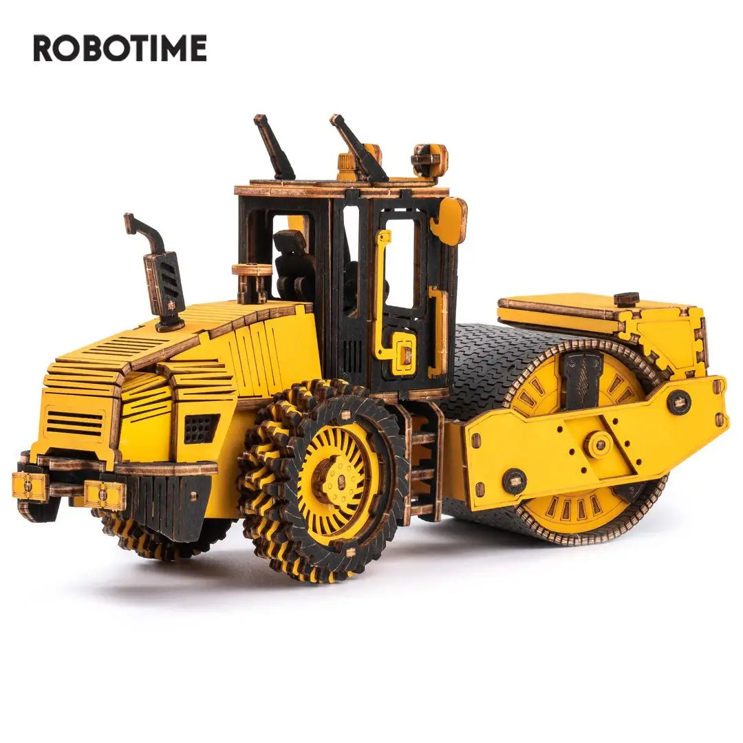 204pcs Robotime ROKR Road Roller Engineering Vehicle