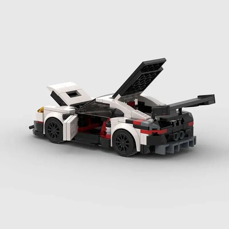 MOC BLOCKS BRICKS Minicar building set Porsche 911 Carerra turbo